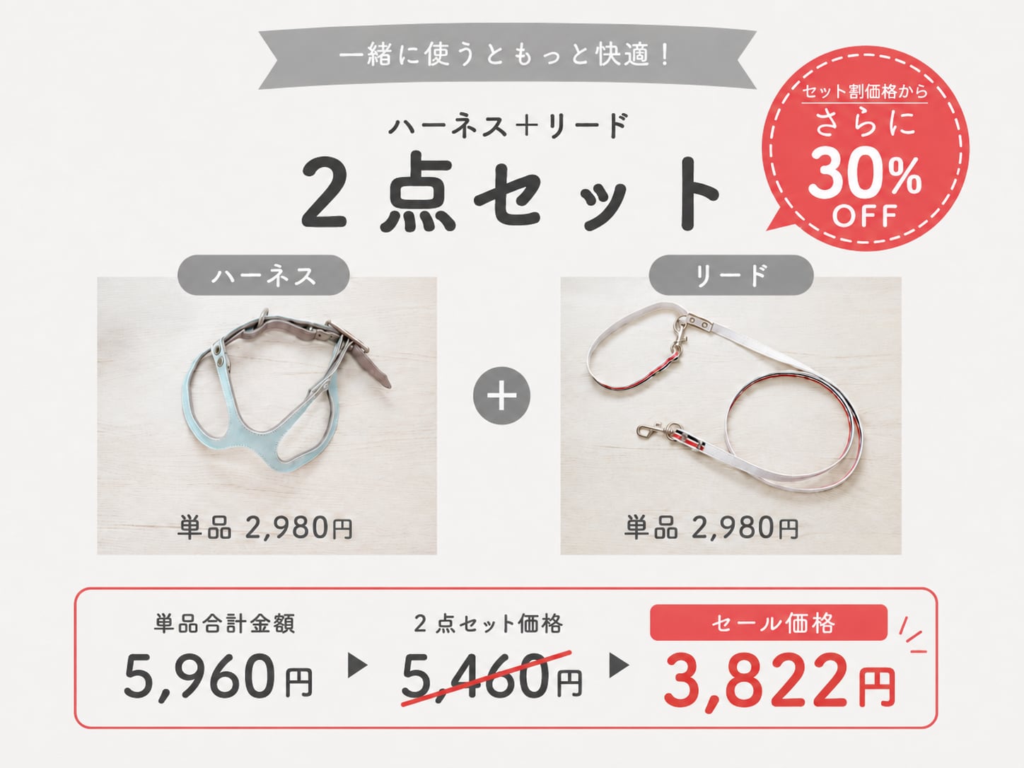 ２点セットでおトク
